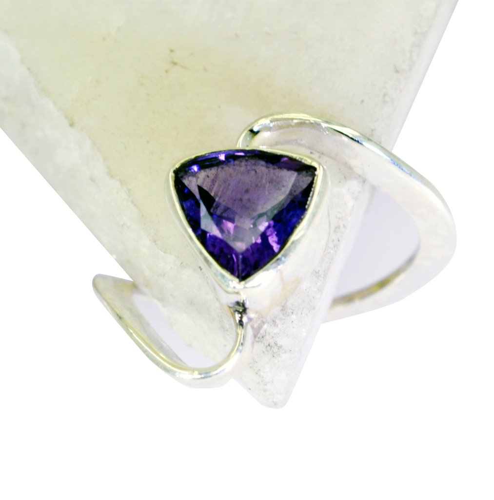 Riyo Amethyst Silver Mothers Ring Jewelry Sz 7 Srame7-2102