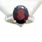 Riyo Garnet Ethnic Silver Jewelry Heavy Silver Ring Sz 8 Srgar8-26175