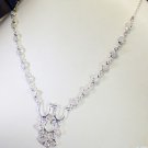 Riyo Rainbow  Designer Jewellery Silver Necklace L 16in Snrmo-64030