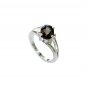 Riyo Smoky Quartz Silver Works Jewelry Couple Ring Silver Sz 6.5 Srsqu6.5-76029
