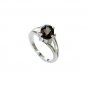 Riyo Smoky Quartz Silver Works Jewelry Couple Ring Silver Sz 6.5 Srsqu6.5-76029