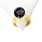 Riyo Smoky Quartz Gold Plated India Rosary Ring Jewelry Sz 6 Gprsqu6-76037