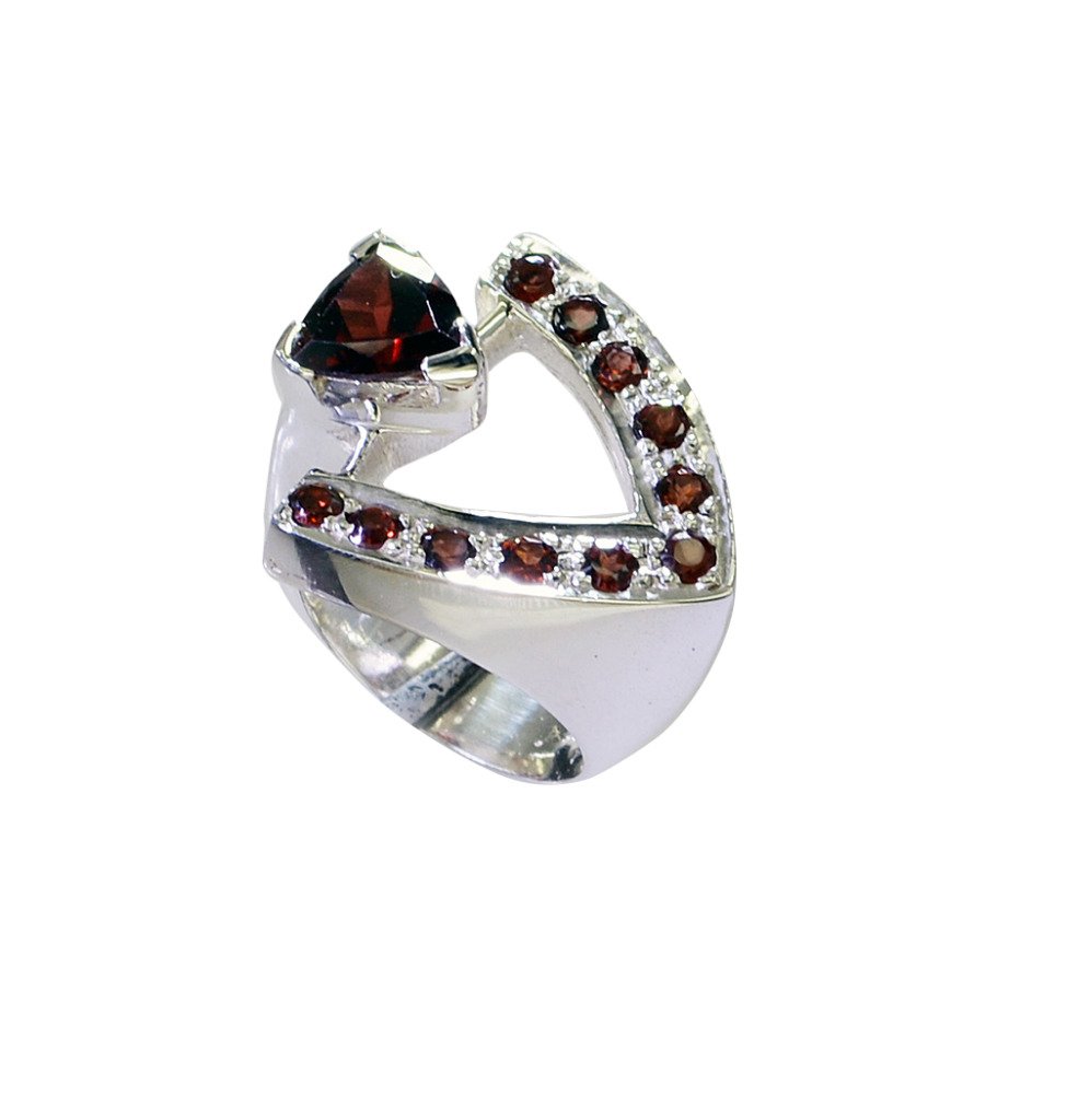 Riyo Garnet Luxury Silver Jewelry Ecclesiastical Ring Sz 6 Srgar6-26243
