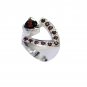 Riyo Garnet Luxury Silver Jewelry Ecclesiastical Ring Sz 6 Srgar6-26243