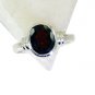 Riyo Garnet Funky Silver Jewellery Silver Engagement Ring Sz 8 Srgar8-26189