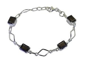 Riyo Brown 925 sterling silver Smoky Quartz Bracelet winning handmade wholesale