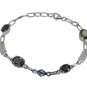 Riyo Brown 925 sterling silver Smoky Quartz Bracelet wonderful. handmade wire je