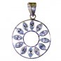 Riyo Blue Topaz The Silver Company Jewellery Pendant Earring L 1in Spbto-10033