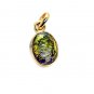 Riyogems Rutile Quartz Cz Gold Plated Star Pendants L 1in Gpprqcz-106006