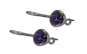 Riyo Purple 925 sterling silver Amethyst Earring goodly indian gemstone jewelry