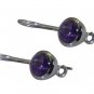 Riyo Purple 925 sterling silver Amethyst Earring goodly indian gemstone jewelry