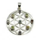 Riyo   Gemstone 925 Solid Sterling Silver Vintage Pendant L 2in Spmul-52072