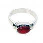 Riyo Red Onyx Silver Jewelry Wholesalers Guard Ring Sz 5 Srron5-66001