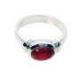 Riyo Red Onyx Silver Jewelry Wholesalers Guard Ring Sz 5 Srron5-66001