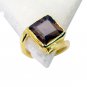 Riyo Smoky Quartz 18ct Ygold Plate Cameo Ring Sz 5 Gprsqu5-76005