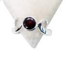 Riyo Garnet Cool Silver Jewelry Mourning Ring Sz 7 Srgar7-26154