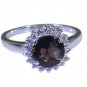 Riyo Brown 925 sterling silver Smoky Quartz Ring seductive gemstone wholesale j