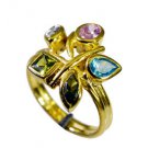 Riyo  Cz Gold Plated Jewelry Nice Ring Sz 8 Gprmucz8-116044