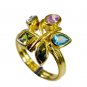 Riyo  Cz Gold Plated Jewelry Nice Ring Sz 8 Gprmucz8-116044