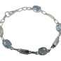 Riyo Blue 925 sterling silver Blue Topaz Bracelet angelic handmade jewelry bouti