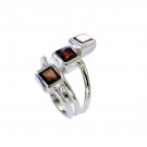 Riyo Garnet Handcrafted Silver Silver Ring Sz 6 Srgar6-26208