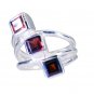 Riyo Garnet Handcrafted Silver Silver Ring Sz 6 Srgar6-26208