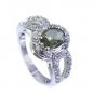 Riyo Tourmaline Silver Silver Twist Ring Sz 6 Srtou6-84039