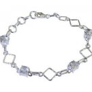 Riyo Green 925 sterling silver Green Amethyst Bracelet inviting handmade jewelry