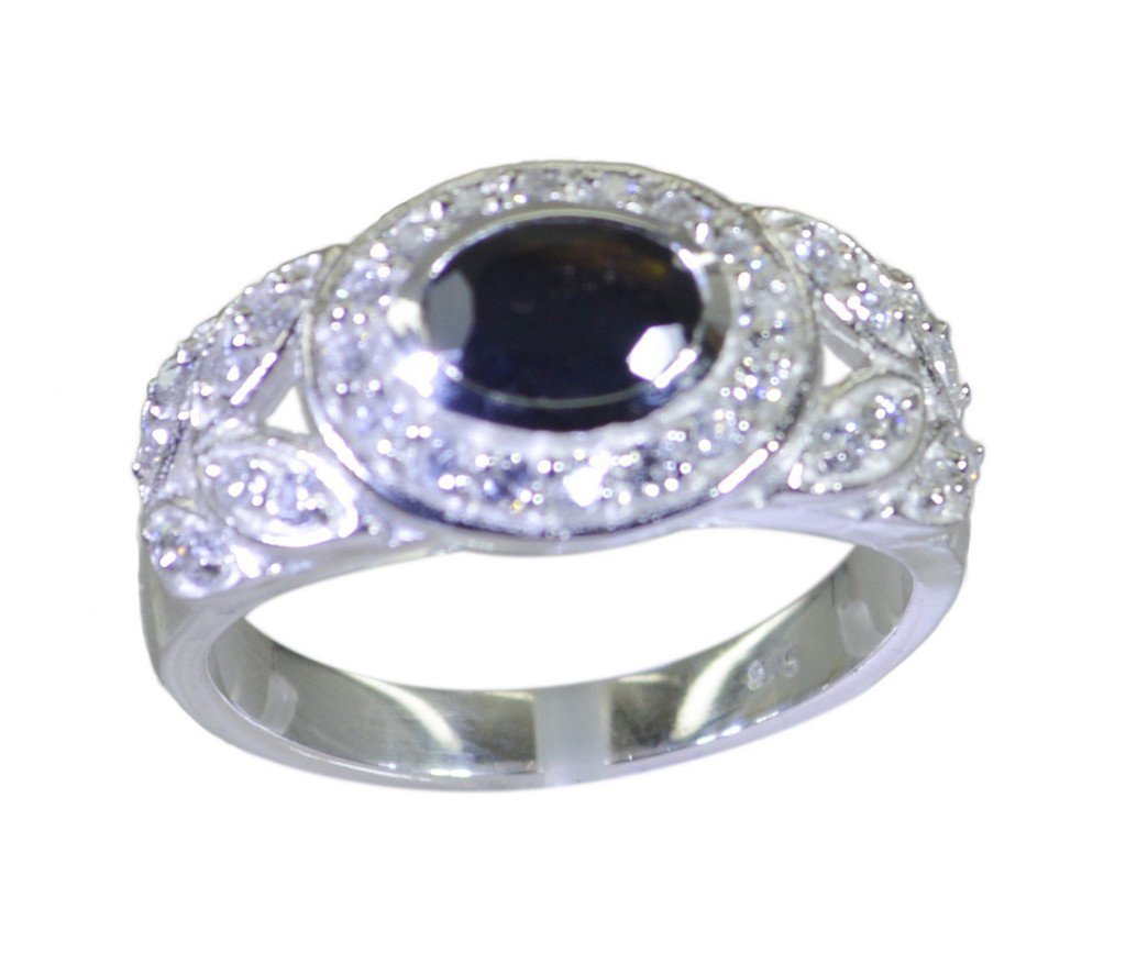 Riyo Black 925 sterling silver Black Oynx Ring glossy treasures jewelry store SR