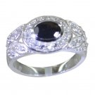 Riyo Black 925 sterling silver Black Oynx Ring glossy treasures jewelry store SR