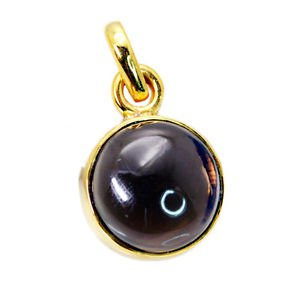 Riyogems Smoky Quartz Plated Gold Jewelry Casual Pendants L 1.2in Gppsqu-76012
