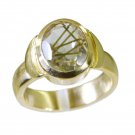 Riyo Multi Gold Plated Rutile Quartz CZ Ring taking jewelry craft store GPRRQCZ6