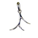 Riyo Plain Sterling Silver Cocktail Pendant L 0.7in Sppla-120021