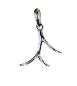 Riyo Plain Sterling Silver Cocktail Pendant L 0.7in Sppla-120021