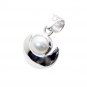 Riyo Pearl Silver Jewelry With Stones Silver Pendant Wholesale L 1in Sppea-56004