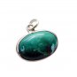 Riyo Turquoise Silver Handprint Jewellery Nahual Pendant L 1in Sptur-82006