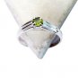 Riyo Peridot Silver Jewelry Findings Friendship Ring Sz 7 Srper7-58028