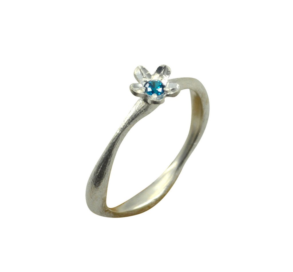 Riyo A Blue Topaz 925 Solid Sterling Silver Hot Ring Srbto80-10114