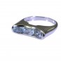 Riyo Blue Topaz Heavy Silver Jewellery Vintage Silver Ring Sz 6.5 Srbto6.5-10018