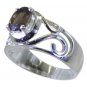 Riyo Brown 925 sterling silver Smoky Quartz Ring splendiferous handmade contempo