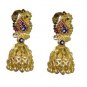 Riyo Plain Gold Plated Plain Earring resplendent handmade jewelry store GPEJHU-1