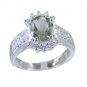 Riyo Green 925 sterling silver Green Amethyst Ring aesthetic gemstone fashion je