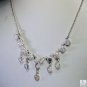 Riyo Rainbow  Body Jewellery Silver Cuff Necklace L 16in Snrmo-64010
