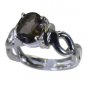 Riyo Brown 925 sterling silver Smoky Quartz Ring fair handmade contemporary SRSQ