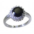 Riyo Black 925 sterling silver Black Oynx Ring fair unique gemstone jewelry SRBO
