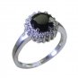 Riyo Black 925 sterling silver Black Oynx Ring fair unique gemstone jewelry SRBO
