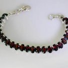 Riyo Garnet Buy Jewelry Silver Bracelet Extender L 7.5in Sbragar-26020
