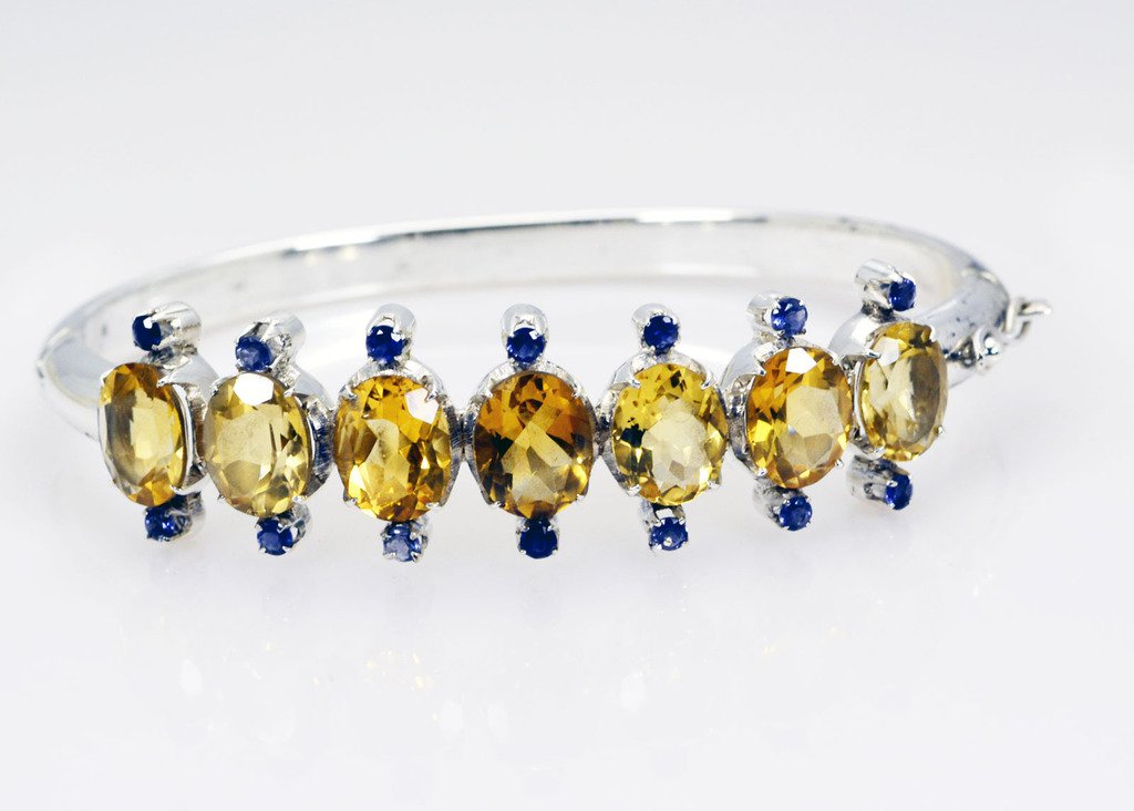 Riyo   Gemstone 925 Solid Sterling Silver Exciting Bracelet Sbramul-52003