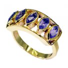 Riyo Amethyst Wholesale Gold Plate Cocktail Ring Sz 8 Gprame8-2047