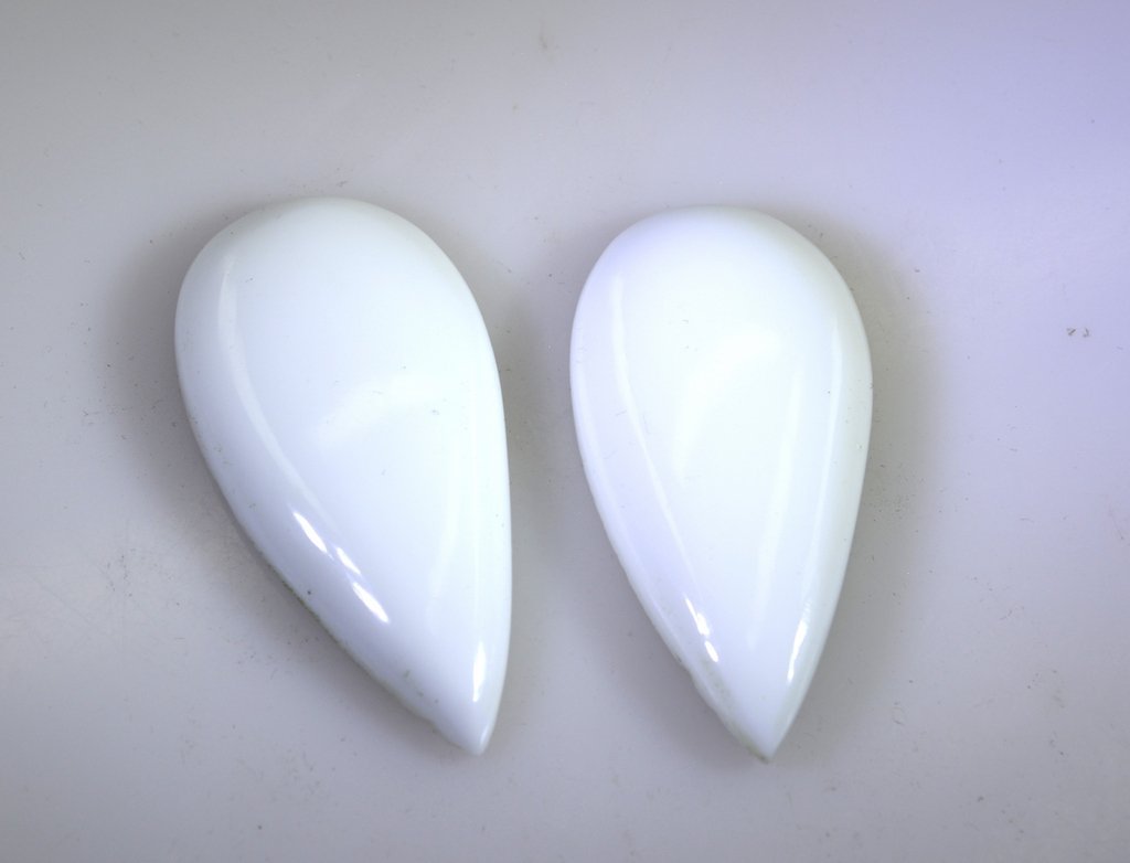 Riyo Quality AA White Agate White cabochon Gemstone